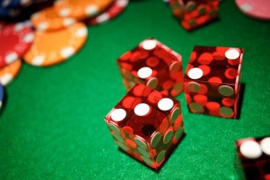 Live dealer table with professional studio setup